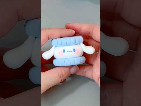 how to make mini clay Cinnamoroll / diy cute Cinnamoroll #clayvideos #kawaii #sanrio #cute