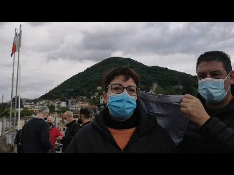 La protesta dei commercianti di Lavena Ponte Tresa