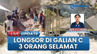 Insiden Tanah Longsor di Lokasi Galian C Kelurahan Buliide Kota Gorontalo, 3 Orang Selamat