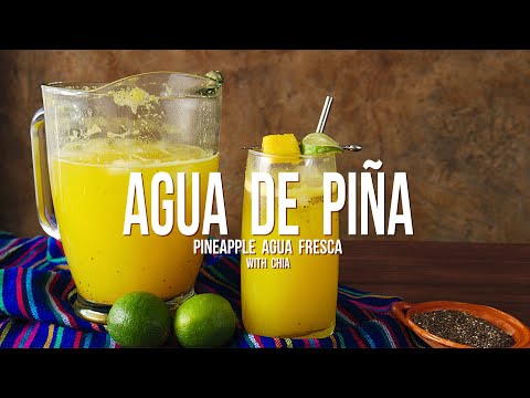 Pineapple Agua Fresca (Agua de Piña) | Sugar Free Recipe