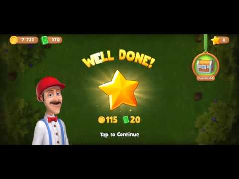 GARDENSCAPES || HARD LEVEL 75 || GAMEPLAY || Android game