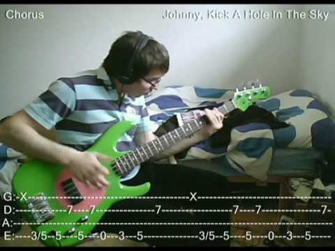 RHCP - Johnny, Kick A Hole In The Sky [Bass Cover with TABS]
