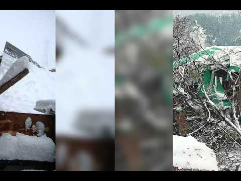 Snow fall in kashmir