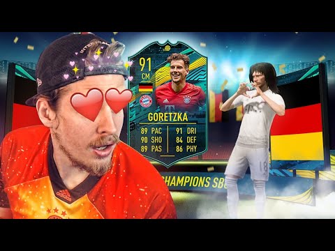 THE GERMAN GULLIT?! 91 PLAYER MOMENTS GORETZKA PLAYER REVIEW! FIFA 20 Ultimate Team