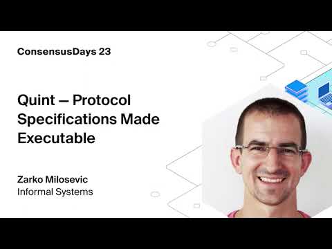 Thumbnail for Quint - Protocol Specifications Made Executable