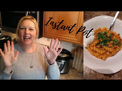 Instant Pot/ Creamy Mexican Pasta/ Fast Meals/ Beef...