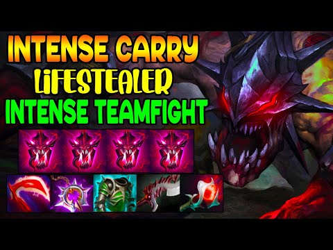 INTENSE CARRY LIFESTEALER - BRUTAL PHYISICAL BUILD - INTENSE TEAM FIGHT - DOTA 2 GAMEPLAY