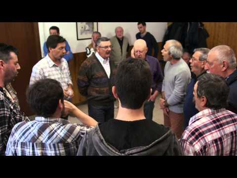 "Fuxe de Zena" Roberto Repetto assieme agli Arrecheuggeiti del Trallalero a Mignanego