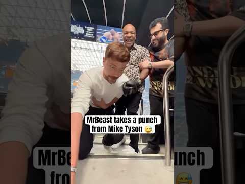 Mike Tyson wasted no time 🤣 (via @MrBeast)