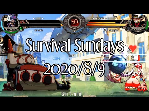 Blocking Double mixups in a heatwave - Skullgirls Survival Sundays 2020/8/9