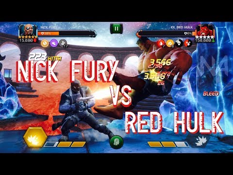 Labyrinth of Legends - Unawakened Rank 2 6 Star Nick Fury vs  Red Hulk in Under 5 Minutes