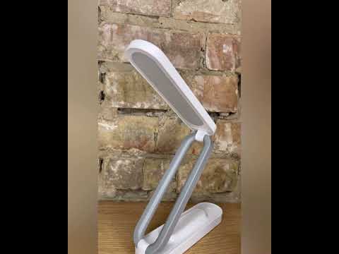 Лампа настольная аккумуляторная FL-A211 + USB белая на 2 часа работы от аккумулятора