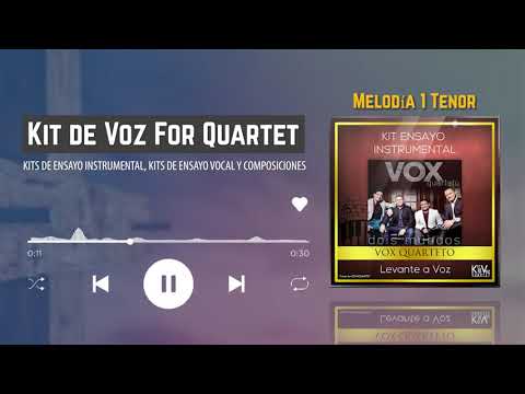 Vox Quarteto - Levante a Voz - (1 Tenor)