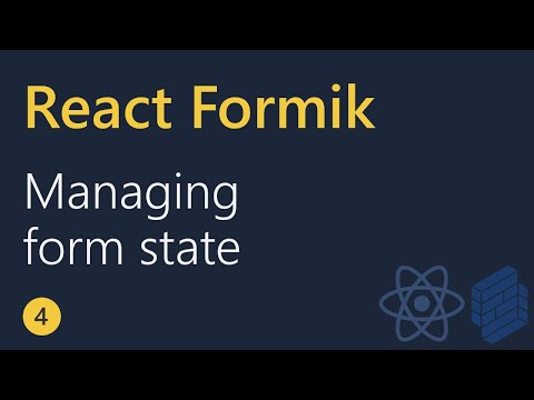 React Formik Tutorial 4 Managing Form State
