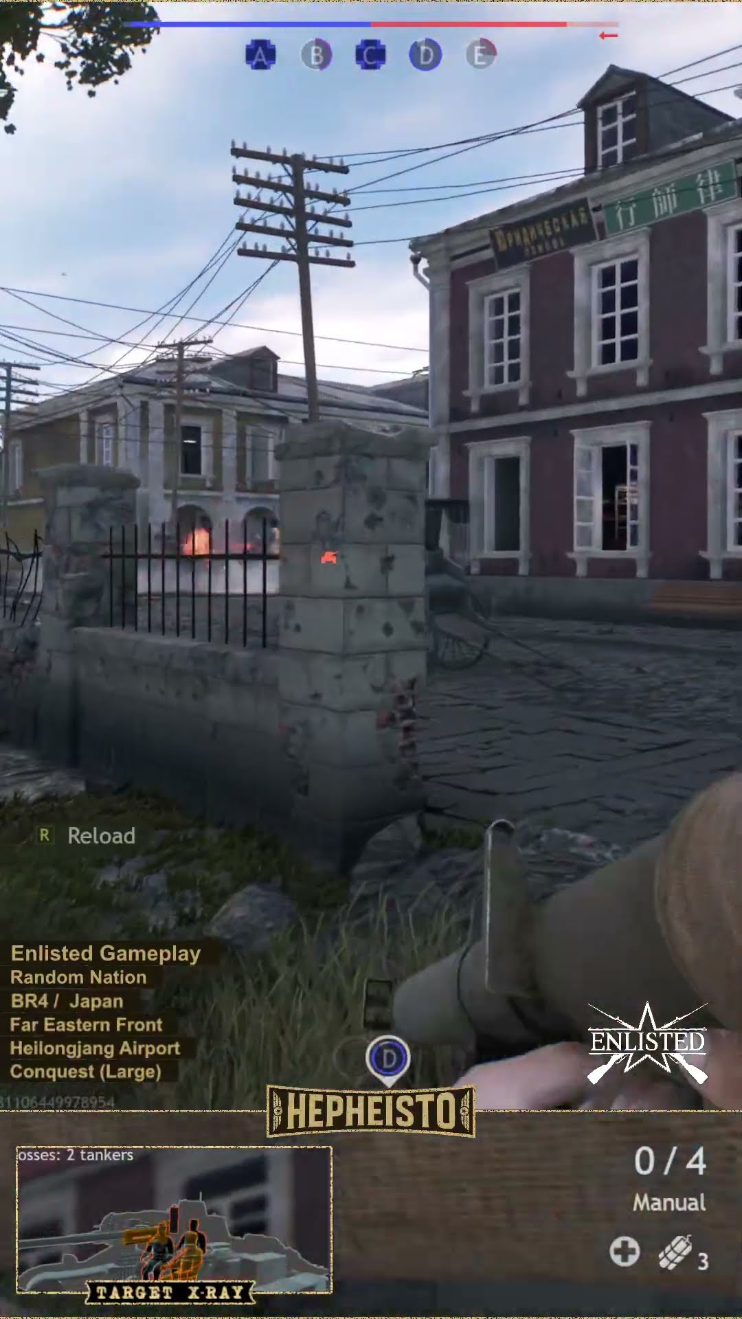 Anti Tank Gunner eliminates Tank T-50 with Type 4 Rocket Launcher
