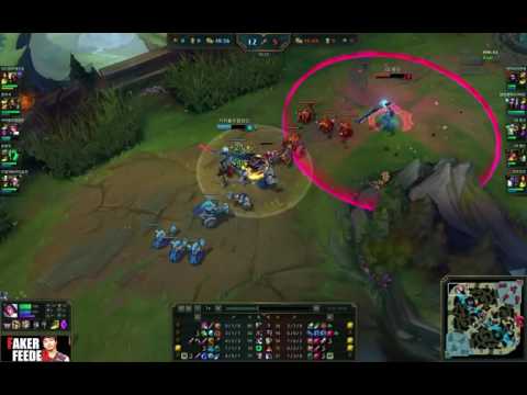 Marin ( Fiora ) vs. Perkz ( Riven ) Toplane Faker Feeder HL ✔215