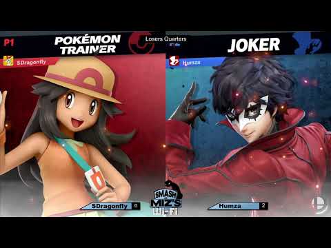 Smash @ Miz's WiFi 8 - Humza (Joker) vs. SDragonfly (Pokémon Trainer) Losers Quarters