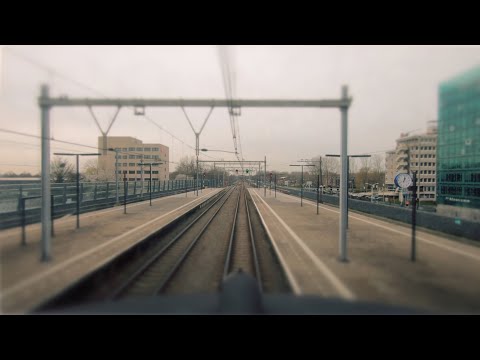 Chill Train HYPERLAPSE HOLLAND Almere - Amsterdam