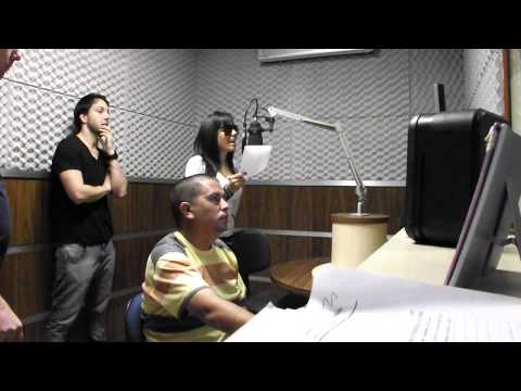 DJ LACKA gravando MC ANITTA no Estudio da Radio Hertz Fm - Franca.SP