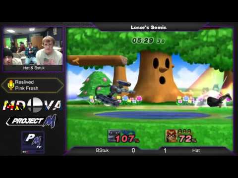 SPM01: Singles - Bstuk (Rob) vs. Hat (Sheik, C.Falcon)