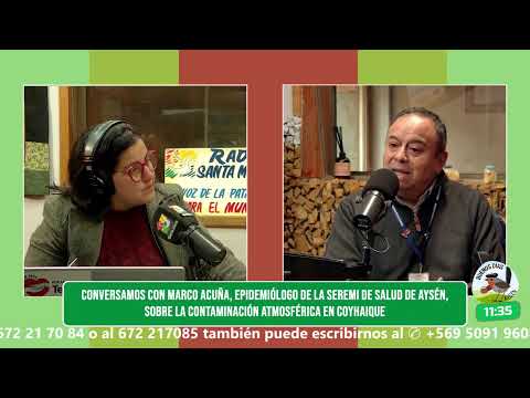 BUENOS DÍAS AYSÉN | Conversamos con Marco Acuña sobre la contaminación atmosférica