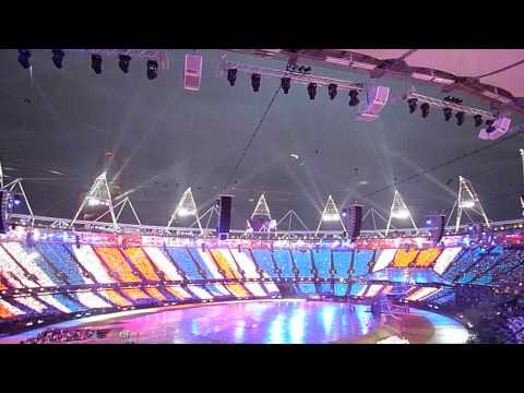 The Queen Makes Her Entrance - London 2012 Opening Ceremony