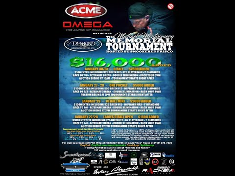 2021 Dennis Orcollo Vs Billy Thorpe - One Pocket @ The Michael Montgomery Memorial Tournament