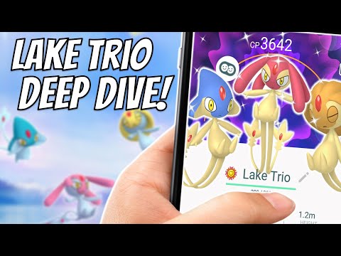 Azelf Mesprit and Uxie Deep Dive in Pokemon Go!