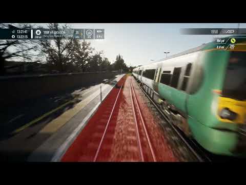 Train sim world East Croydon to Purley in a Southern 377