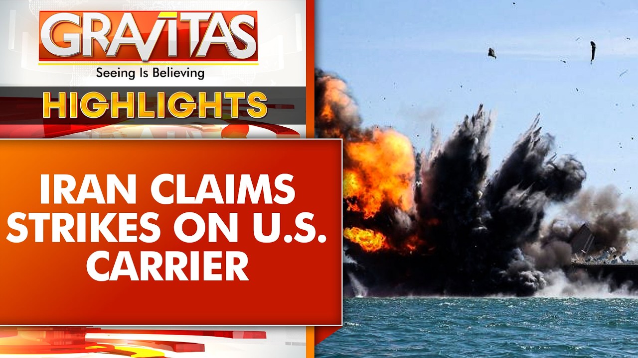 US‑Iran War: Iran Says It Launched Second Missile Strike on USS Abraham Lincoln |Gravitas Highlights