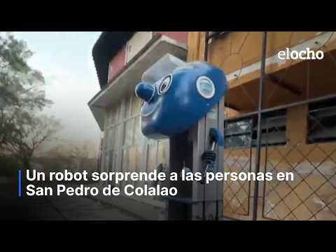 UN ROBOT SORPRENDE EN SAN PEDRO DE COLALAO