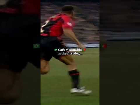 🇧🇷 Cafu v Ronaldo 🇵🇹 | Ronaldo took revenge in 2nd leg... | #football #viral #fyp #respect #ronaldo