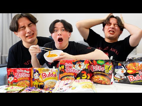 Пробую Все Вкусы САМОЙ ОСТРОЙ Лапши *это был ПИ*#!Ц…*