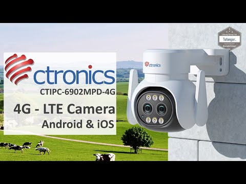 Ctronics 4G Outdoor Camera - Ctronics Pro App - CTIPC-6902MPD-4G - Android & iOS - Unboxing