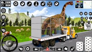 Dino Transporter Truck Driving 🚛 | Transporter Animal Game
