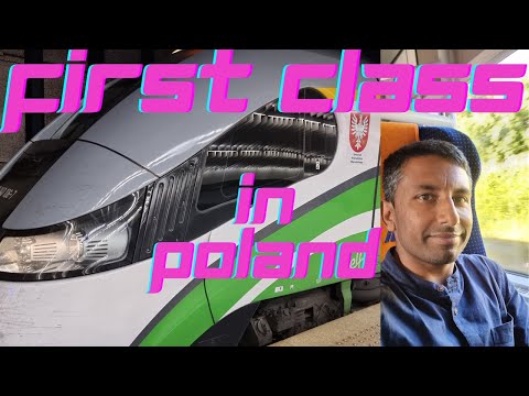 First Class vs Second Class Train ride in Polish PKP Trains/ Amazing train ride in Poland