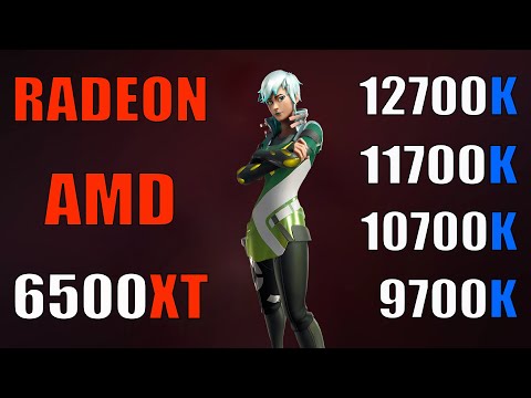 RX 6500 XT + i7-12700K vs i7-11700K vs i7-10700K vs i7-9700K - Test in 9 Games - 1080p - 1440p - 4K