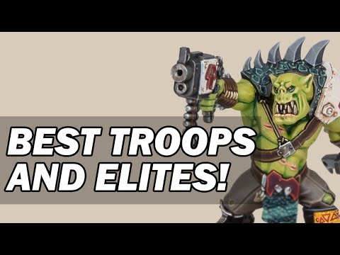 Ork 9th Edition Troop and Elite Unit Choices