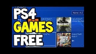 FREE PS4 GAMES GLITCH 100% WORKING ANY GAME NO DEMO. Still Working 12/18/18