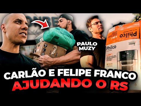 CARLÃO E FELIPE FRANCO E TODOS OS ATLETAS AJUDANDO O RIO GRANDE DO SUL