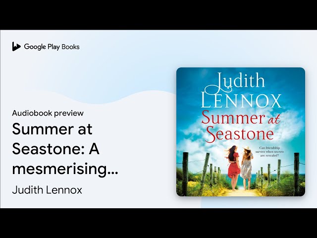 Vídeo relacionado con Summer at Seastone: A mesmerising tale of the enduring power of friendship and a love that stems from the Second World War (English Edition)