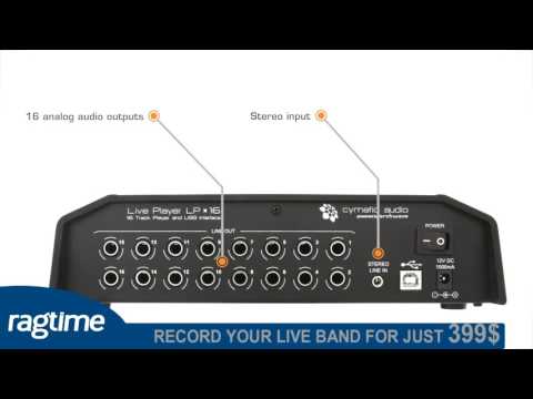 Cymatic Lp 16 Record Live Band | Ragtime Technology