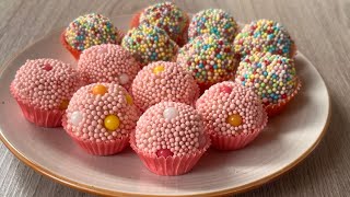 BRIGADEIROS  COLORIDOS QUE NÃO PODEM FALTAR  NAS FESTAS INFANTIL.