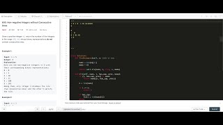 600. Non-negative Integers without Consecutive Ones