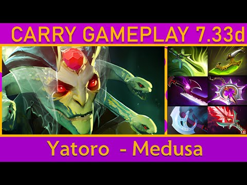 💰1100+ GPM! Yatoro雨 Medusa Carry Gameplay - Dota 2 Top MMR