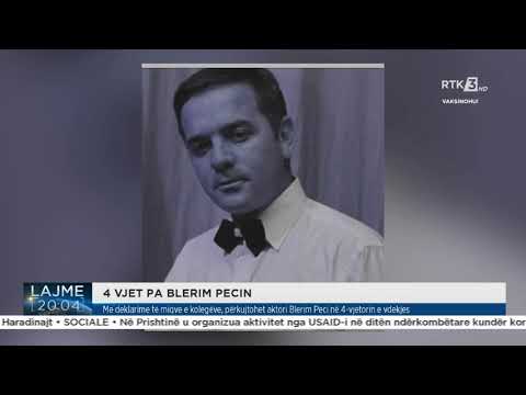 4 VJET PA BLERIM PECIN - Me deklarime të miqve e kolegëve, përkujtohet aktori Blerim Peci
