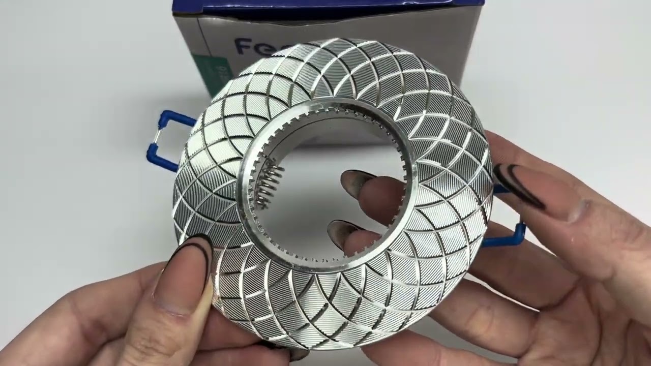 Врізний точковий світильник FERON GS-M888 MR-16 срібло 28825