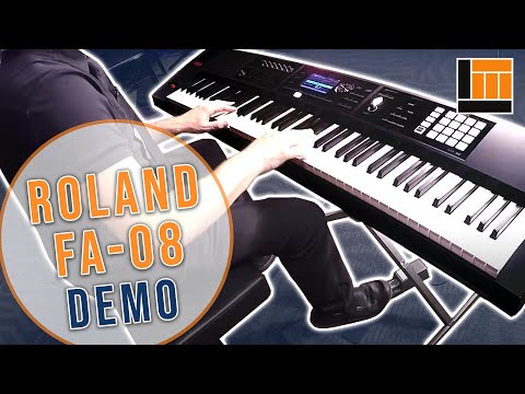 Roland FA-08 88-Key Music Workstation Keyboard [Product Demonstration]