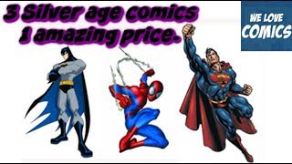 3 silver age keys 1 steal of a price... Comic book unboxing...