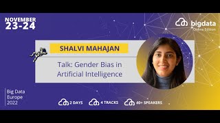 Shalvi Mahajan: Gender Bias in Artificial Intelligence